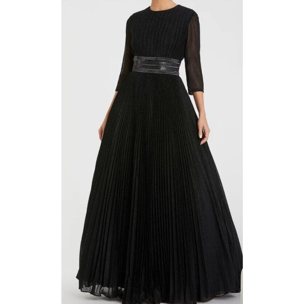 Mac Duggal 30700 Black Size 10 Retail $498